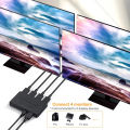 1 in 4 Out HDMI Splitter HD 4K Video Switcher HDMI-Compatible Cable Adapter 1x4 Hub For PS4 Laptop Monitor TV Box Projector.