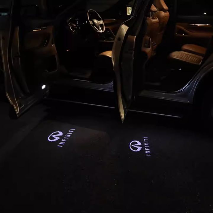 LED Projector Shadow Light Auto Door Light For Infiniti Q50 Q70 G35 G37 Q60 EX35 G25 M37 M56 EX37 QX50 FX35 FX50 QX70 QX56 QX80