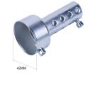 Universal Silver Motorcycle Exhaust Muffler Insert Baffle DB Killer Adjustable Silencer Noise Eliminator 35/42/45/48mm. 