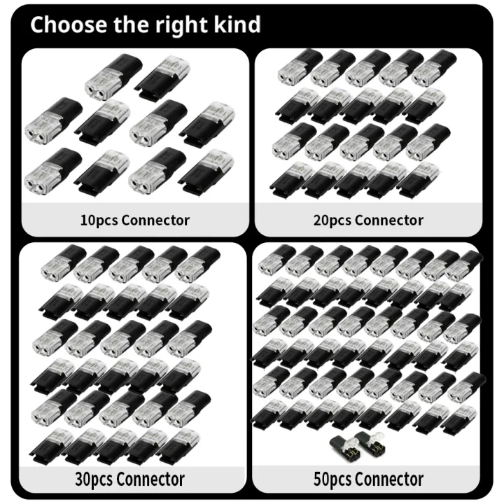 10-50pcs%202%20Pin%20Way%20Plug%20Waterproof%20Electrical%20Connector%20Car%20Wire%20Cable%20Automotive%20Electrical%20Connector%20Strip%20Terminal%20Connection%20-%20Image%207