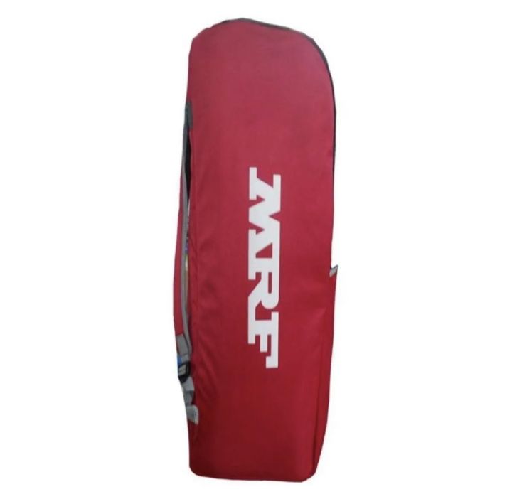 MRF cricket kit duffle bag - red