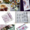 *Disposable Random Printed Sufra Roll*(25 Sheets Roll). 