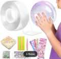 Balloon Diy Kit / Reusable and Washable Two Sided Tape Fun Tape for Di Craft, 3M and 5M Length Roll with 1 inch Width / Balloon Making Double Sided Tape,Only Use Hot Air For Soft The Tape & Make Unlimited DIY Craft. 