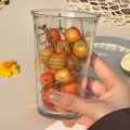Korean style glass cup/coffee mug/American latte glass. 