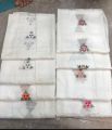 Pure Lawn White Dupatta With Multi Embroidery For Girl's/Women's. 