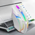 1 PC ITLY M01 Sports LED Luminous Backlit USB Wired Gaming Mouse for Desktop PC Laptop Office Computer Gaming Mouse. 