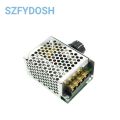  4000W AC 220V SCR Voltage Regulator Dimmer Motor Speed Controller Module Adjustable Potentiometer with Aluminum Case. 