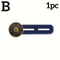 1-10pcs Jeans Buckle Extenders Waist Adjustable Metal Button for Pants Free Sewing Retractable Waistband Stretch Expander. 
