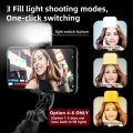 Q07 Selfie Stick & Mini Tripod with Bluetooth Remote, Fill Light & 100cm Extendable Rod for Phones. 