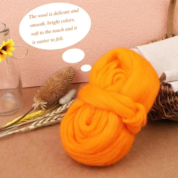 BUDDUR%201Pc%2050g%20Wool%20Fibre%20Multicolor%20Handmade%20Spinning%20Soft%20Wool%20Roving%20For%20Doll%20Making%20Needle%20Felting%20Craft%20Tool%20DIY%20Handcraft%20-%20Image%203