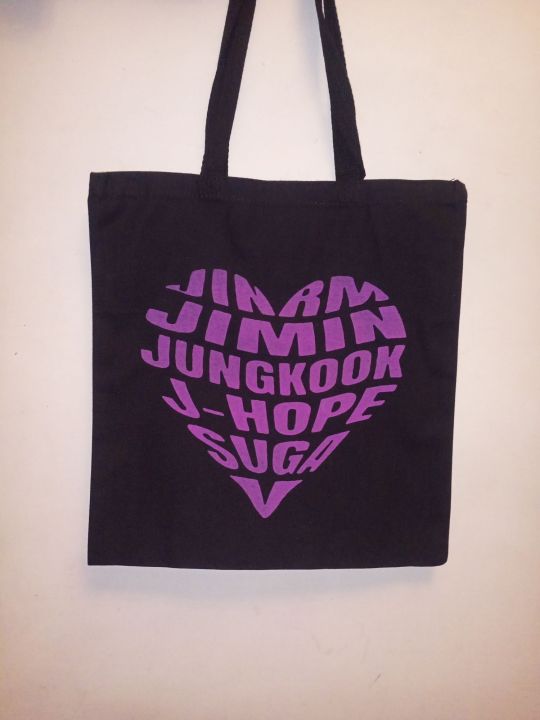 BTS Canvas Tote Bag Daraz.pk