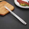 Stainless steel food tongs anti-scalding hot food buffet and bread strong and convenient to use. 