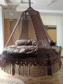 Macrame Double seated Swing, Macrame Hanging Chair, Macrame Porch Swing Bed, Hammock Swing, Indoor Chair, Macrame Outdoor Swing, Swing Bed,. 
