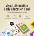 Sensory Stimulation Visual Card Montessori Early Educational Color Cognitive Waterproof Training Game For Infant Newborn Gift. 