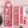 🚗Ready to ship from Thailand🚗Stationery Set Christmas Stationery Set cartoon Christmas gift new year pencil set. 