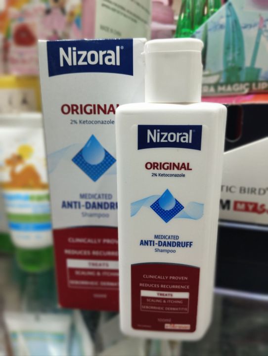 Nizoral Original 2% Ketoconazole Medicated Anti-Dandruff Shampoo (Made in Thailand) 100ml