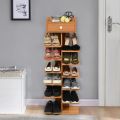 Amazing Gadget Shoe Rack 7-Tier Vertical with Top Cabinet. 