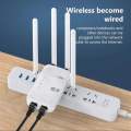 300Mbps Wireless WiFi Repeater 2.4G Signal Router 802.11N Long Range Wireless WiFi Extender Amplifier WIFI Booster. 