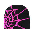 Spider Pattern Knitted Hat Beanies Hat Street Pullover Hat for Men Women Winter Outdoor Riding Sports Hat Elastic Skullies Hat.