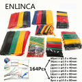 127-750pcs Heat-shrink Tubing Thermoresistant Tube Heat Shrink Wrapping Kit Electrical Connection Wire Cable Insulation Sleeving. 