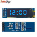 EstarDyn 0.91 Inch  I2C OLED Display Module White / BLUE /YelloW I2C OLED Screen Driver DC 3.3V~5V for. 