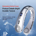 Portable Neck Fan, Upgraded 100 Speeds Personal Bladeless Fan Wearable with Neck Brace, 4000mAh Rechargeable Battery Operated,. 