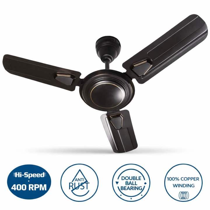 High Speed Ceiling Fan 400 RPM | Heavy Duty Motor | Anti Rust | Double ...