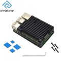 For Raspberry Pi 4 3 Model B 3B Plus Aluminum Case with Dual Cooling Fan Metal Shell Enclosure for RPI Raspberry Pi 4 3 Model. 