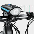 Bicycle Light With Horn 120 DB Waterproof 3 Modes Bicycle Front Light Horn  Outdoor USB Rechargeable MTB Cycling Bike Bell. 