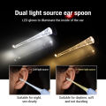 Baby's Luminous Ear Spoon With Dual LED Light Magnifying Glass 6 Types Ear Picks Cleaning Set USB Charging Earwax Cleaner. 