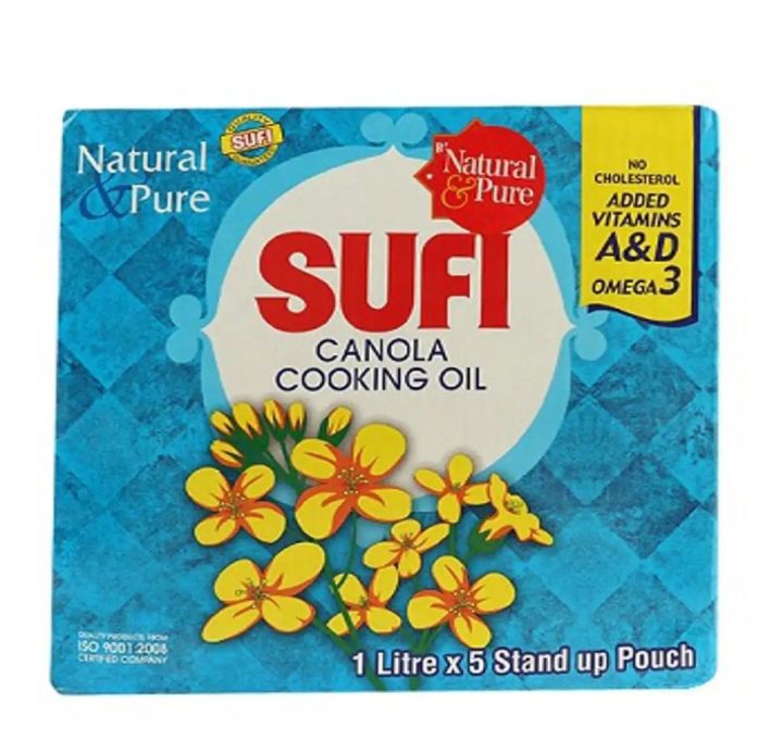 Sufi Cooking Oil (01 Kg * 05 Pouches)