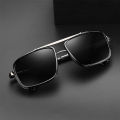 1/2/3PCS New Style Stylish Retro Car Sunglasses Thickened Double Beam Punk Men's Metal Sunglasses 877.