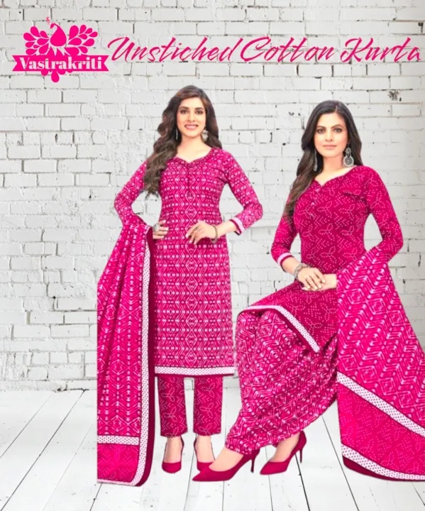 Digital%20Print%20Unstitched%20Cotton%20Kurta%20Suruwal%20With%20Shawl%20Set%20For%20Women%20-%20Image%203