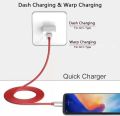 85 Watt Super Safe Fast/Quick Vooc Dash Charger With Cable For All Smartphones Mobile Brand Camera Headphone Tablet Bluetooth Speaker Smart Watch. 