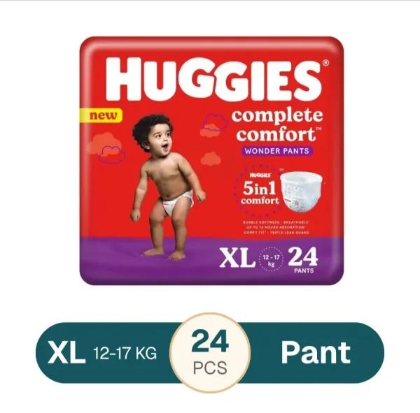 Huggies Wonder Pants Baby Diaper XL 12-17Kg - 24 pcs