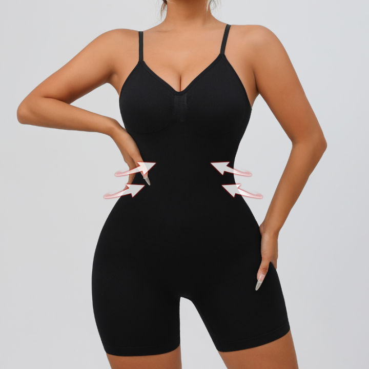 Seamless%20Low%20Back%20Bodysuit%20Shapewear%20Women%20Butt%20Lifter%20Smooth%20Body%20Shaper%20Backless%20Slimming%20Sheath%20Flat%20Belly%20Corset%20Underwear%20-%20Image%204