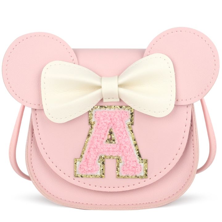 Todder%20Girls%20Pink%20Bow%20Alphabet%20Bag%20Kids%20Girls%20Shoulder%20Mouse%20Ear%20Messenger%20Bag%20%20Cross-Border%20Little%20Girl%20Mini%20Wallet%20XC14%20-%20Image%203