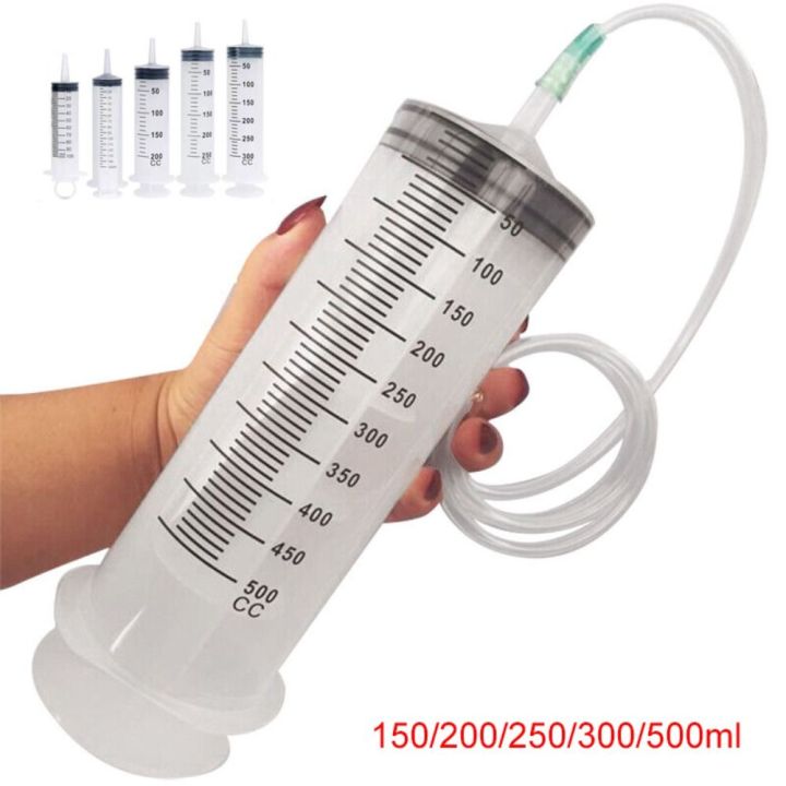 150ml-500ml Large Capacity Syringe Syringes Reusable Pump Measuring 1 ...