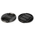 Lens cap 49 52 55 58 62 67 72 77 82 86mm center pinch Snap-on cap cover for canon nikon sony camera Lens without logo. 