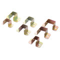 2pcs U Shaped Metal Bed Bracket Bed Frame Fixing Connecting Furniture Rail Hook Brackets Hinge Fitting Connector Lock Hardware.