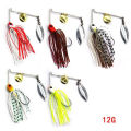 1pcs Fishing Lure 12/17g Wobblers Lures Spinners Spoon Bait For Pike Peche Tackle All Artificial Baits Metal Sequins Spinnerbait.