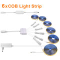 Tuya Smart WiFi LED Strip Lights for Multiple Layer Cabinet Bookshelf Backlighting Wall Decor,12V FCOB Tape for Alexa  lightify. 