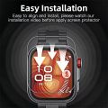 2Pieces Premium Tempered Glass for Huawei Watch Fit 4 Pro Easy to Install Anti Scratch Screen Protector for Huawei Watch Fit4Pro.