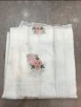 Pure Lawn White Dupatta With Multi Embroidery For Girl's/Women's. 