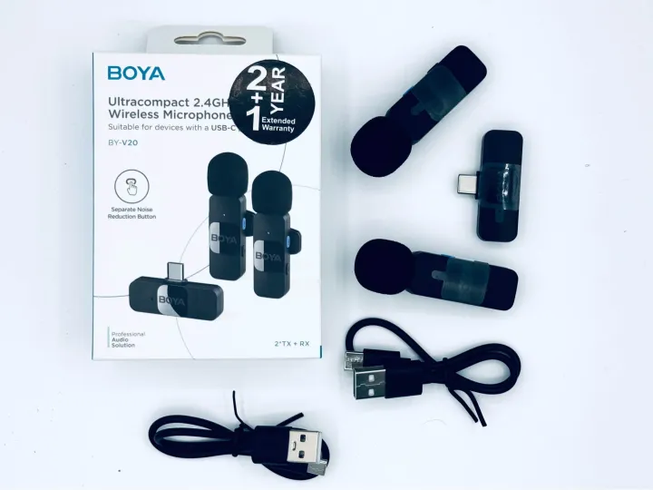 3%20Years%20Warranty-%20Boya%20By-V20%20Wireless%20Dual%20microphone%20for%20Type%20C%20mobiles%20-%20Image%202