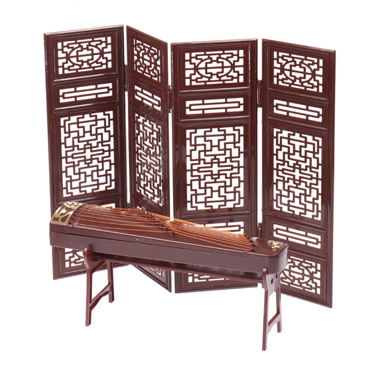 Creative%20Dollhouse%20Miniature%20Folding%20Screen%20Flute%20Lute%20Guzheng%20Fan%20Life%20Scene%20Ornament%20Kids%20Play%20Toys%20-%20Image%205
