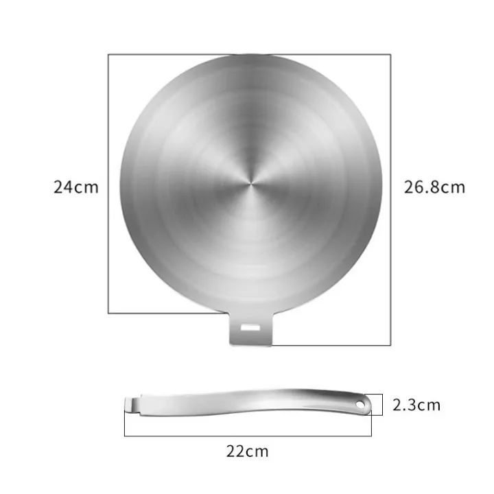 20/24/28cm%20Heat%20Conduction%20Plate%20Stainless%20Steel%20Heat%20Diffuser%20Household%20Gas%20Stove%20Induction%20Cooker%20Adapter%20Thermal%20Conductor%20-%20Image%205