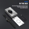 New Zeblaze VIBE 8 AMOLED Display Built-in Flashlight Smartwatch Sapphire Lens Make/Receive Calls HR/BP Monitoring Smart Watch.