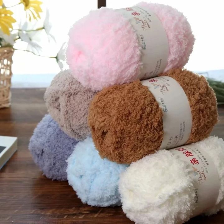 50g/Set%20Chenille%20Yarn%20Soft%20Thin%20Coral%20Velvet%20Towel%20Yarn%20For%20Hand%20Knitting%20Crochet%20Bags%20Hats%20Dolls%20DIY%20-%20Image%202