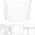 Football Training Net Soccer Training Tools 1.2x0.8m Football Soccer Goal Net Polypropylene Sports Match Training Tools.